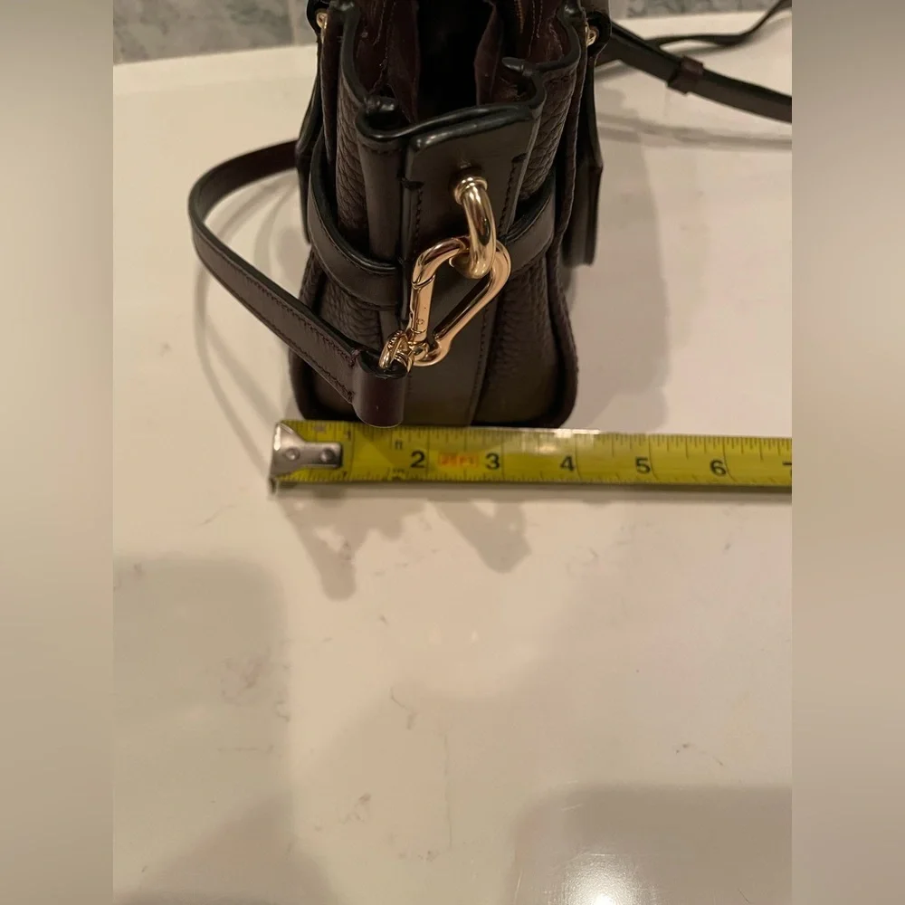 Coach Swagger 21 Pebbled Satchel - Picture 9 of 10